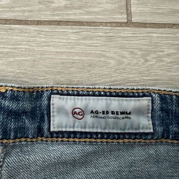 AG Adriano Goldschmied Hailey Ex Boyfriend Short Rolled up Size 25 - Picture 4 of 7